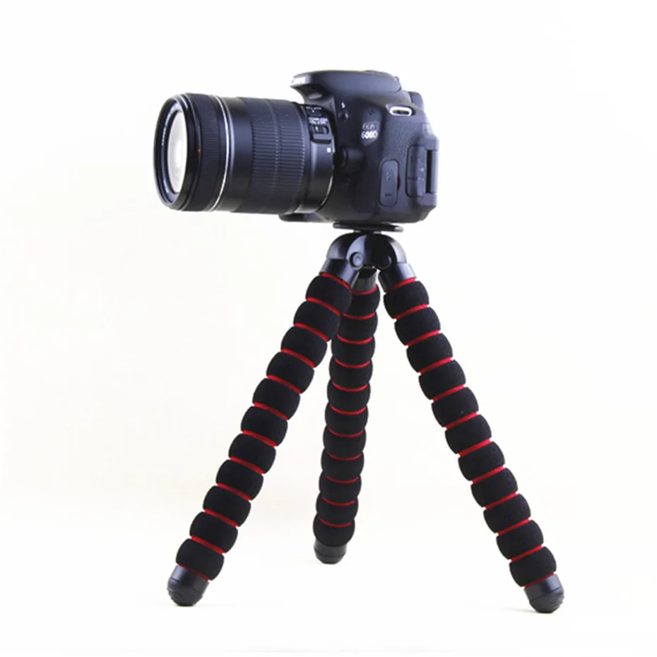  TENENELE Sponge Flexible Octopus Tripod For Digital DSLR Video Camera Tripod Hold Stand Desktop For