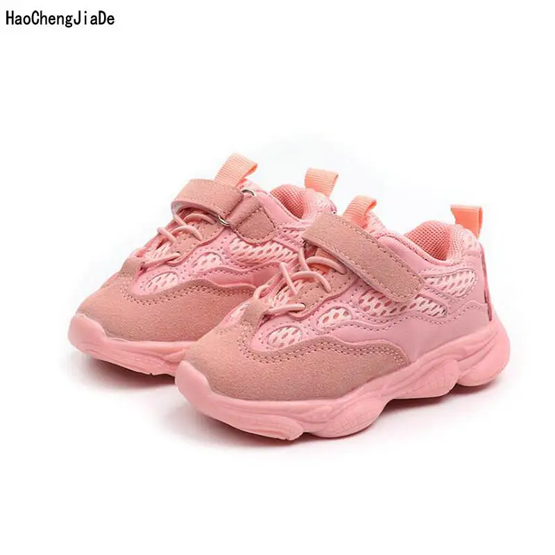 Новая мода детская обувь Демисезонный для мальчиков и девочек удобные дышащие высококачественные Anti-slip спортивная обувь EU 21-36