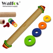 WALFOS food grade holz Nudelholz Fondant Paste Kuchen Roller Kuchenbackformen Werkzeug-hölzernen nudelholz Baking & Pastry werkzeuge