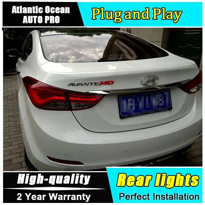 Автомобильный Стайлинг для Hyundai Elantra задсветильник s корейский дизайн нового MD