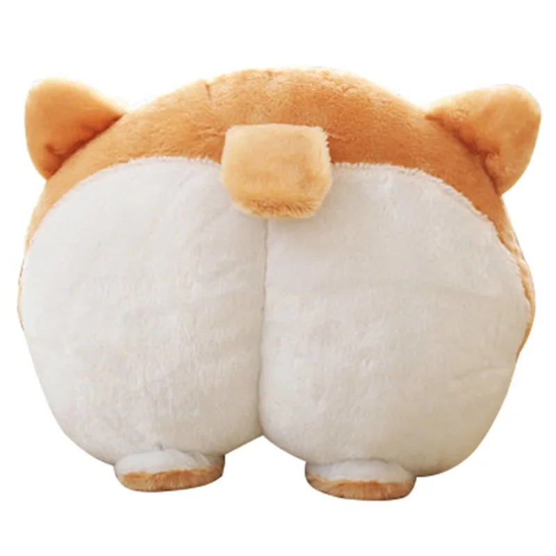 

Novelty Corgi Butt Plush Corgi Pillow Hip Hand Warmer Cartoon Animal Sofa Cushion Stuffed Dog Kids Toys