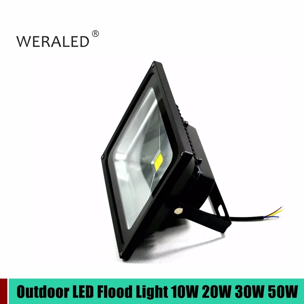 WERALED наружный прожектор 10 Вт 20 30 50 220 В водонепроницаемый IP66 Светодиодный