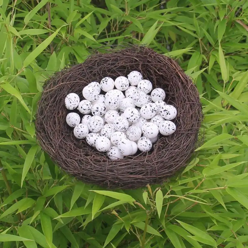 

Easter Artificial Imitation Foam Quail Egg Children Toy DIY Home Decoration ArtificialFoam Quail Eggs Educational Toys For Kids