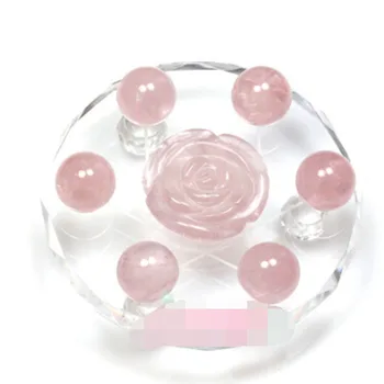 

Seven array of pink crystal ball trick Peach love