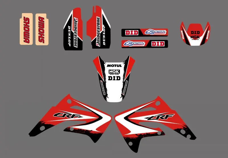 Набор стикеров для Honda CR85 CR85R CR 85 85R 2003 2004 2005 2006 2007 2008 2009 2010 2011 2012|Наклейки и стикеры| |