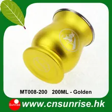 1 шт./лот, новинка, нержавеющая сталь, металл, Yerba mate, чашки с двойными стенками, Calabazh mate Guacho, термоизолированные, горячая распродажа, MT008-200