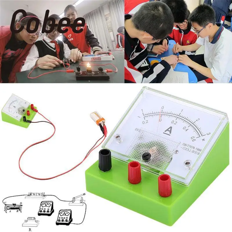 

Pointer Ammeter 2.5 Range 3A Current Tester Meter Detection Panel Physics Teaching Tool School Supplies