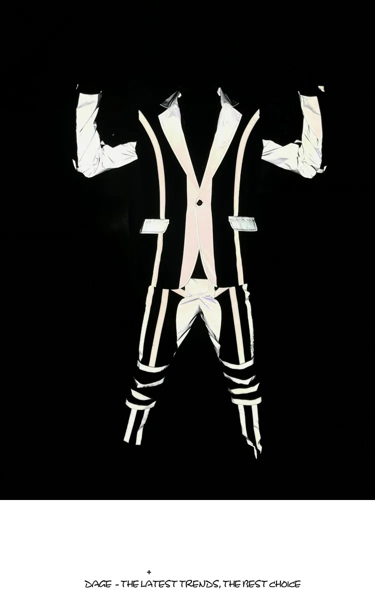 Крутой мужской певец в стиле хип-хоп, рок-костюмы, флуоресцентный серый светильник, мужской костюм для танцора, сцены, DJ DS, костюм для выступлений