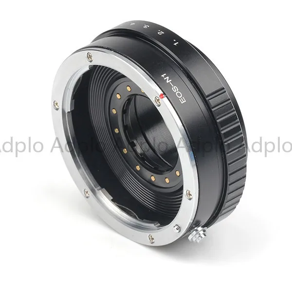 Pixco lens adapter work for Adjust Aperture Canon EOS EF Lens to Nikon 1 V3 AW1 J3 J2 J1 S1 V2
