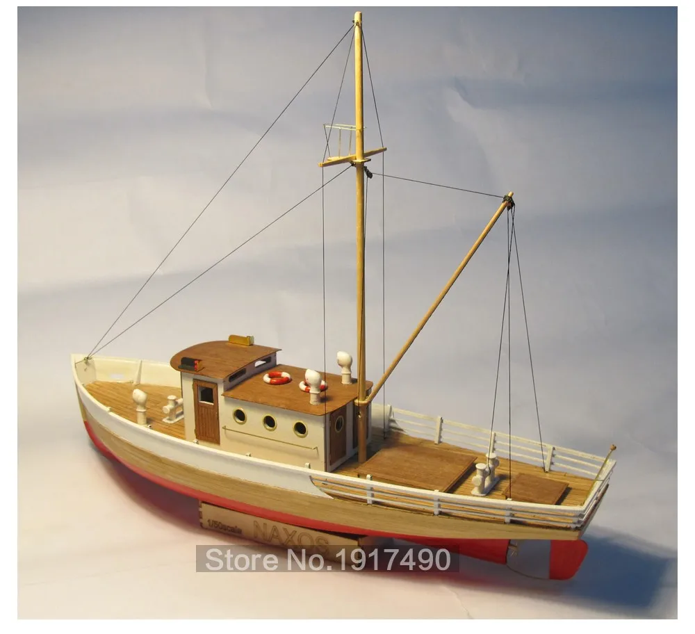 Деревянный корабль модели наборы Diy поезд хобби модель-дерево-лодки 3d лазер масштаб 1/50 Nexus (с) деревянная рыболовная лодка статический
