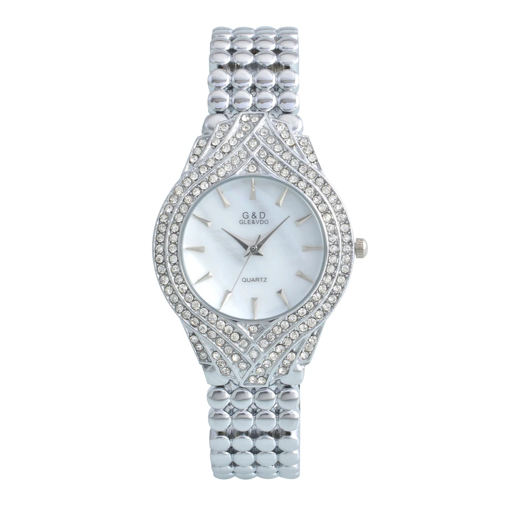 Montre femme мода из нержавеющей стали золото кварцевые часы женщины платье роскошные