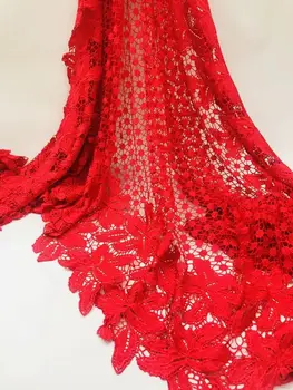 

African Lace Fabrics Water Soluble Guipure French Lace Fabric 2019 High Quality Nigerian Lace Fabric For Wedding Dress