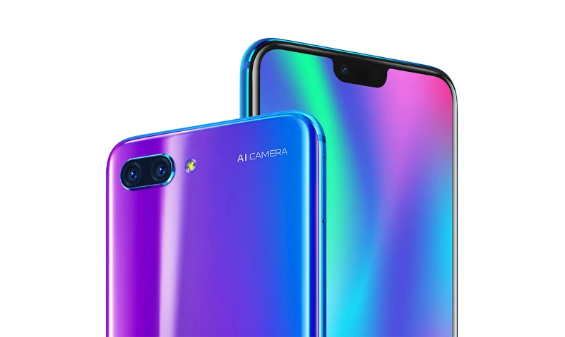 Honor 10 Global 4G 128 GB смартфон 5,8 "экран мобильный телефон Android 8,1 LTE 3D изогнутое стекло AI процессор 24MP камера