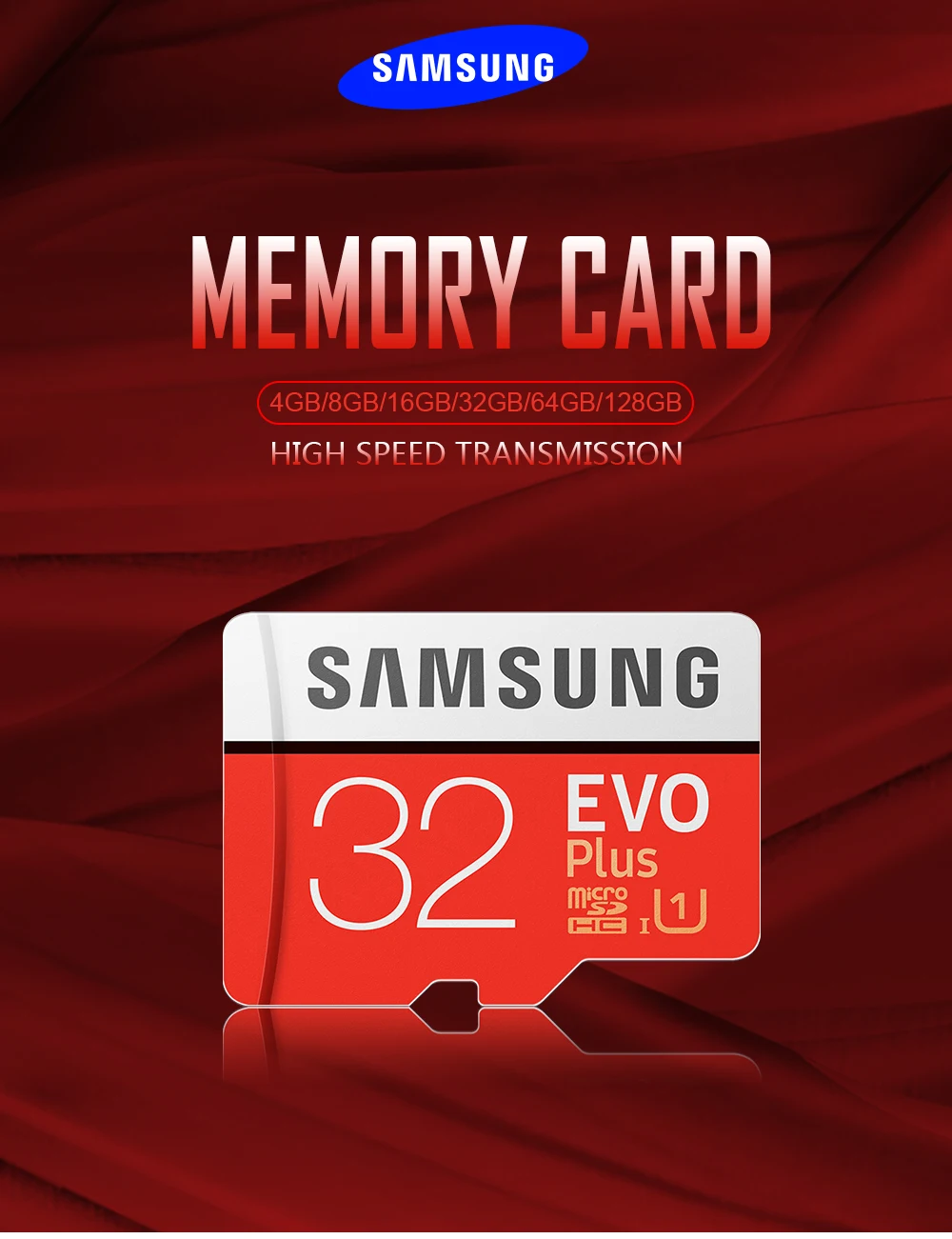 samsung EVO 32 Гб 64 Гб 128 ГБ SDHC mini Carte Memoire C10 64 Гб SDXC U3 картао SD безопасный для смартфонов флэш-накопитель