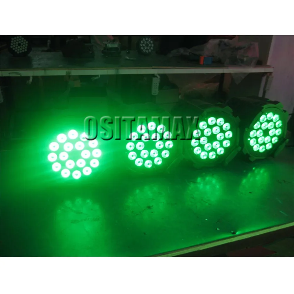 2 шт. Светодиодный прожектор 18x10 Вт DJ софит RGBW 4в1 диско освещение проектор Светодиодная лампа Par Can Light
