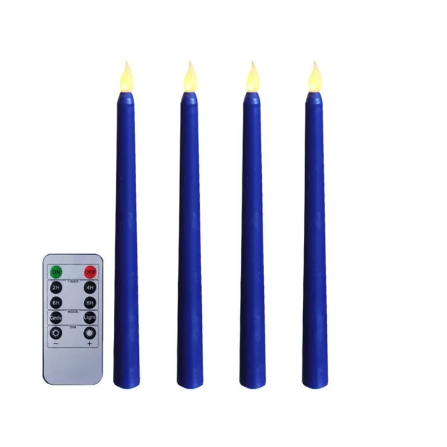 Wedding Flickering Flameless Battery operated LED Taper Candles With