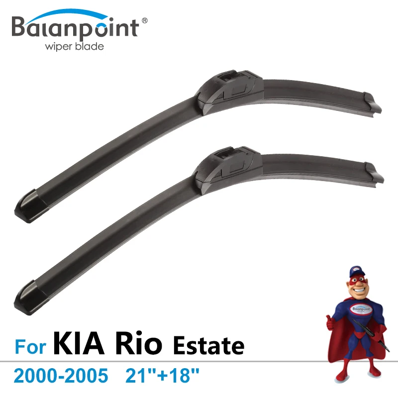 Wiper Blades for KIA Rio Estate 2000 2005 21"+18", Set of 2, The Best