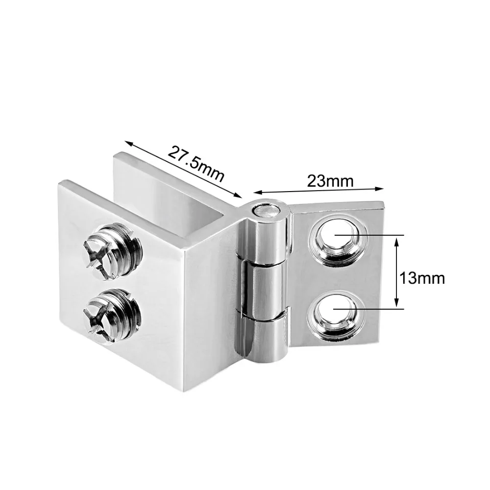 Uxcell 2 шт 90/0/180 градусов петли для стеклянной двери медный зажим для стеклянных зажимов шкаф витрина Петля двери шкафа для 5-8 мм стекла