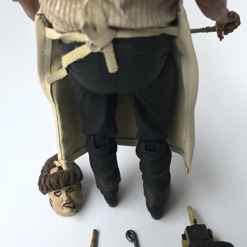 18cm NECA 40th Anniversary Ultimate Leatherface Classic Terror Movie The Texas Chainsaw Massacre Action Figure In 3D Boxed (2)
