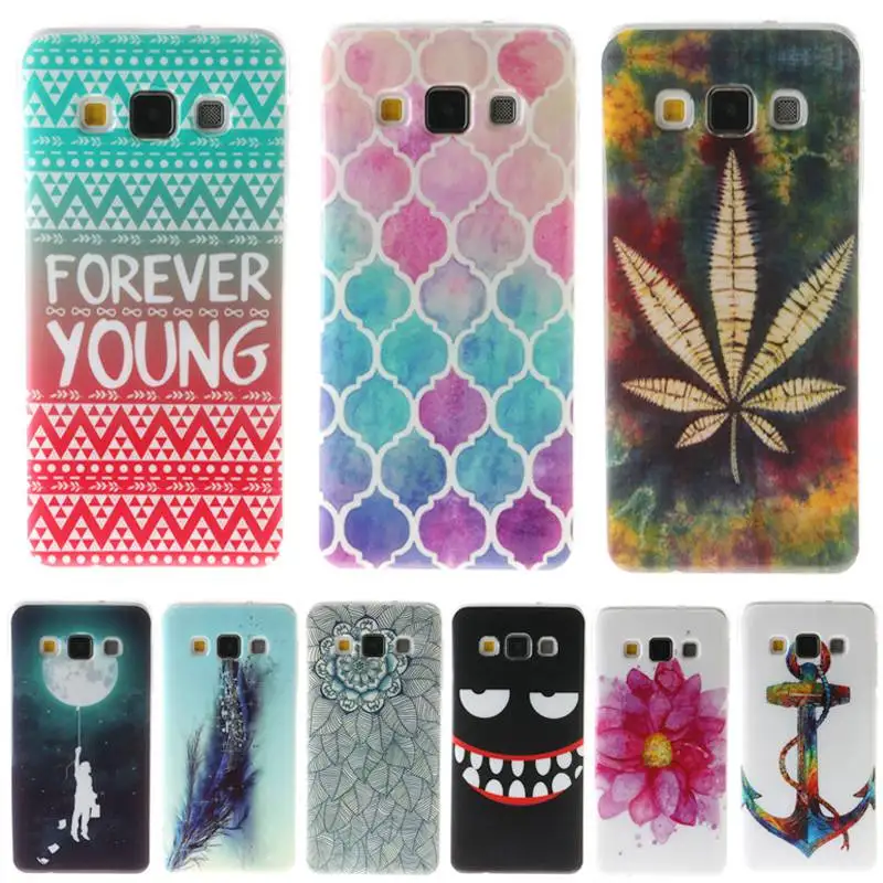 Fashion Soft TPU Case For Samsung Galaxy A3 A300F A3000 Transparent Silicone Cover Cases (2015) |