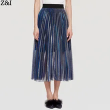 1641 повседневная юбка из прозрачной ткани женские с высокой талией трапециевидная Пышная юбка женская Тюлевая юбка средней длины плюс размер для взрослых женщин лето фиолетовый