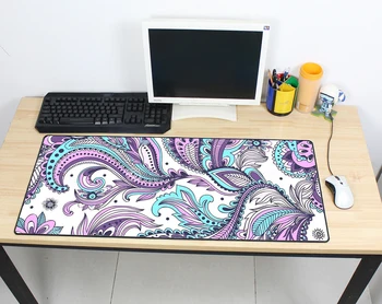 

High quality Non-Skid Rubber Large Gaming Mouse Pad Dream Catcher Feather Pattern Mouse Mat Desktop PC Fashion Laptop Mousepad