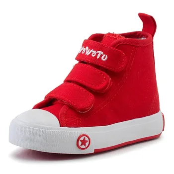 

Children Casual Shoes kids Shoes casual kids canvas shoes outdoor sport shoes high cut kids skateboarding shoes Hook & Loop sale