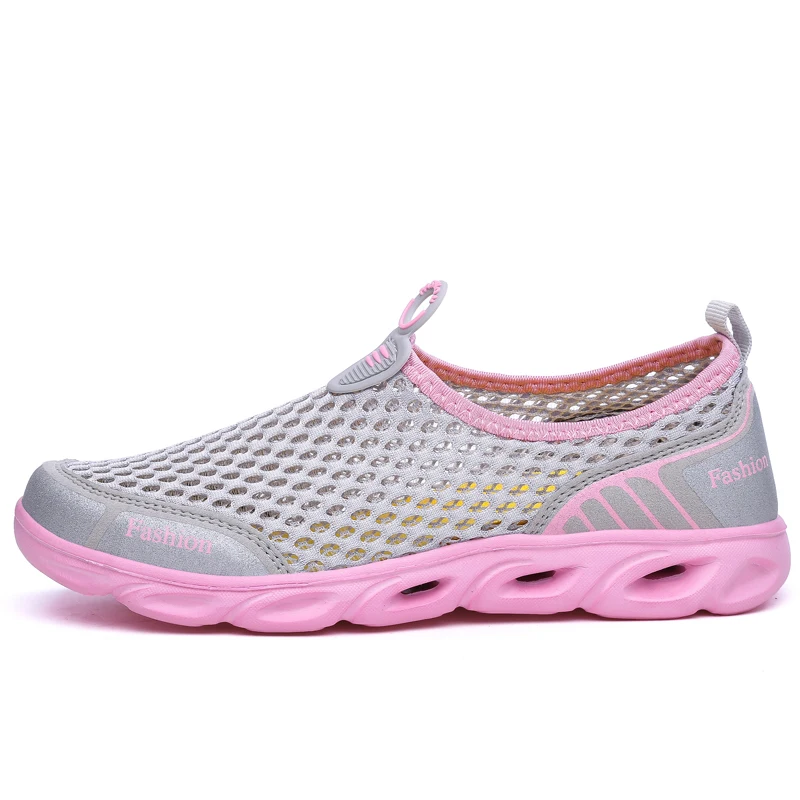Women Sport Shoes 2018 Summer Air Mesh Sport Aqua Shoes Outdoor Women's Quick Dry Water Shoes Sneakers Unisex Couple Lovers Shoe