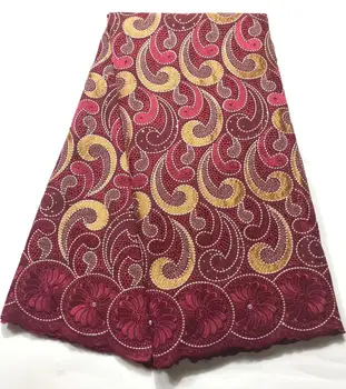 

2019 Latest Nigeria Swiss Lace High Quality Swiss Voile Laces Switzerland Cotton African Dry Lace Fabric For Man Women