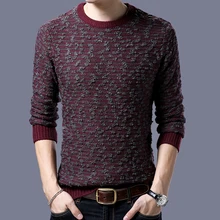New Autumn Winter Fashion Brand Men Sweaters Pullovers Knitting Thick Warm Designer Slim Fit Casual Knitted Man Knitwear