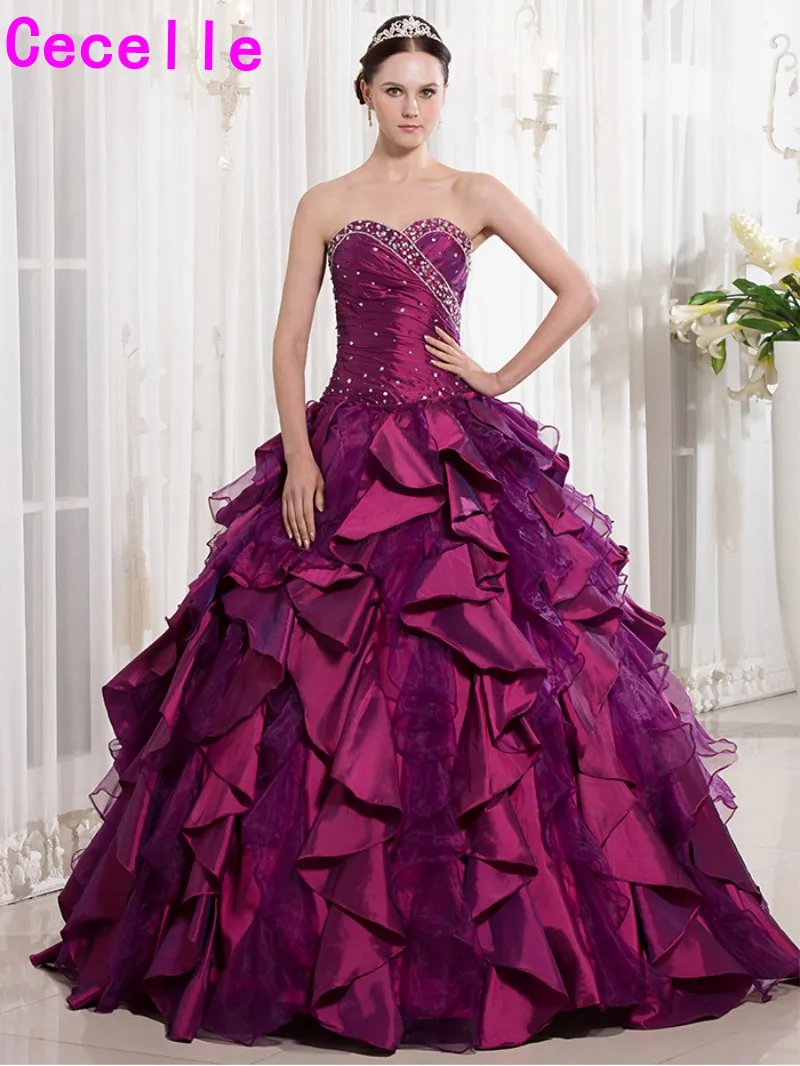 ball gowns purple