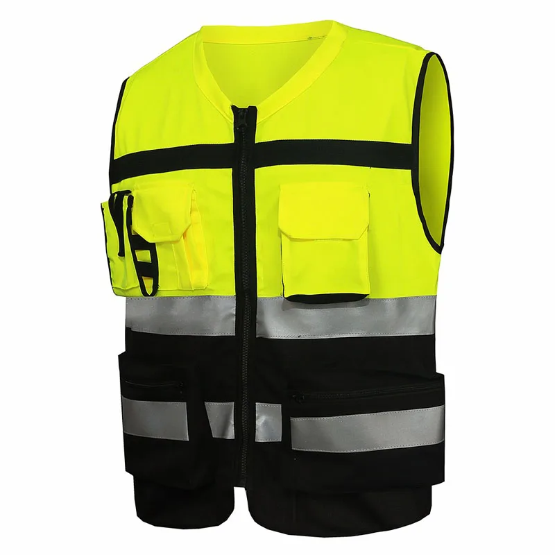

2018 High Quality High Visibility Reflective Vest Working Clothes Motorcycle Cycling Sports Outdoor Reflective Safety Clothing