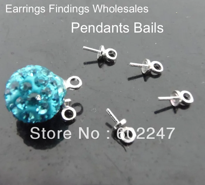 

Free Shipping Earrings Drops Bails Findings Wholesales, 500pcs/lot