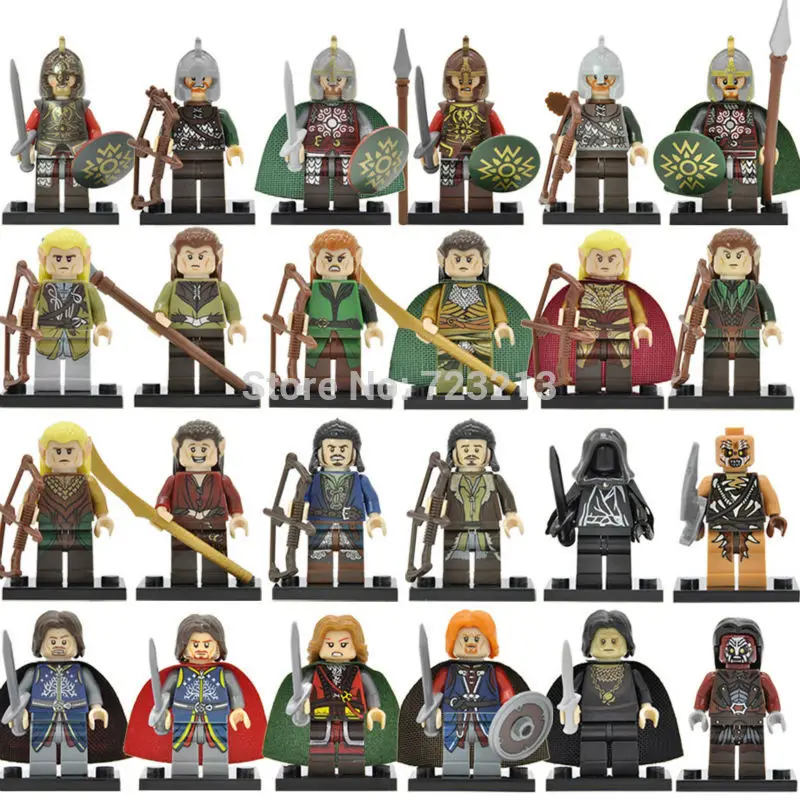 

Hot Single Sale Figure Wraith Rider Rohan Bowman Mordor Orc Lord Of The Rings Boromir Archer Building Blocks Models Toys Set