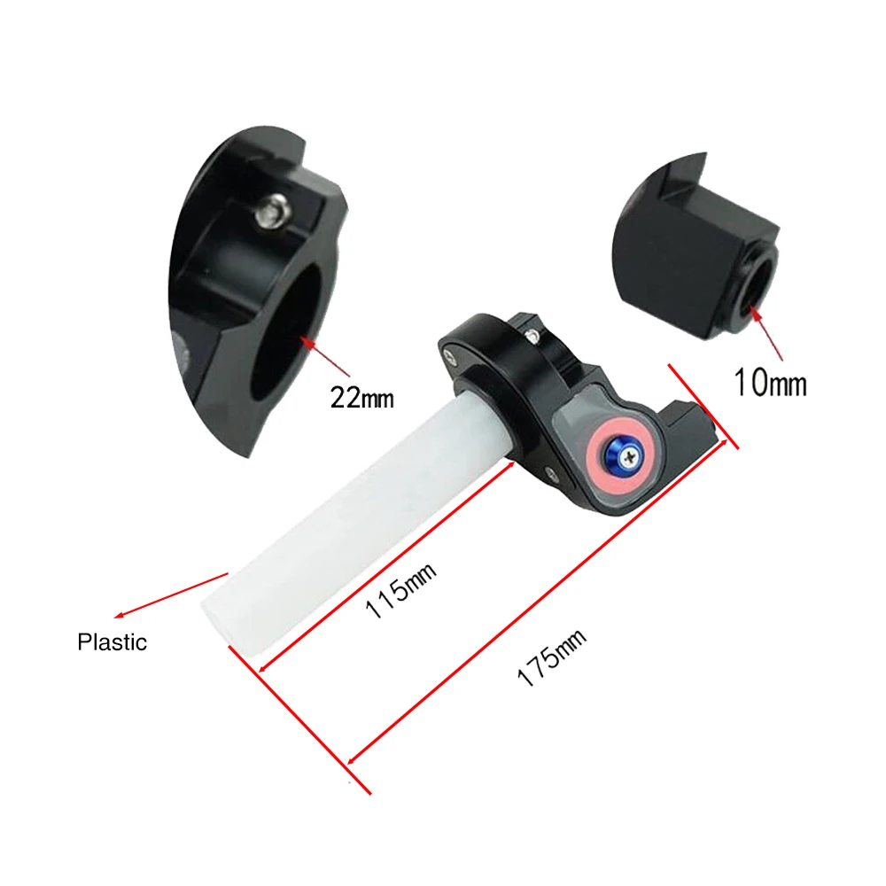 ZS Racing 1/4 &quot22 мм рукоятка газа для мотоцикла быстрое поворот газовая дроссельная