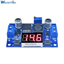 LM2596 DC Buck abaisseur Module de convertisseur de puissance cc/DC 4.0 ~ 40V à 1.25-37V 2A régulateur de tension réglable avec voltmètre LED