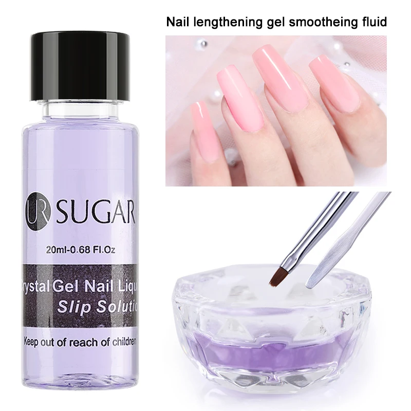 

20ml Poly Polish Gel Liquid Slip Solution Nail Art Varnish for Acrylic Builder Extension Gel Manicure Glides Poly UV Gel TSLM1