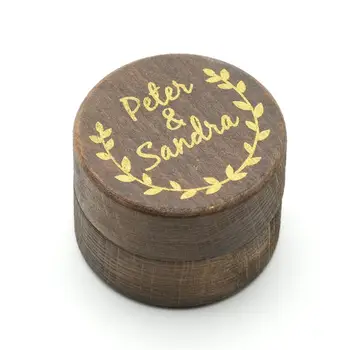 

Rustic Wedding Ring Box, Personalized Wedding Ring Bearer Box Wood Wedding Ring Holder Box