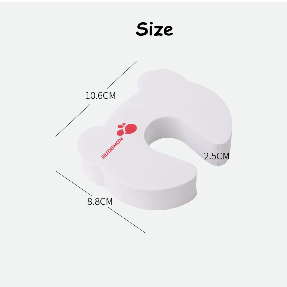 EUDEMON детская, безопасная, дверная стоп зажим для пальца Детская безопасность Защита Детские помощники двери стоп зажим для пальца защитный замок облегающего фасона