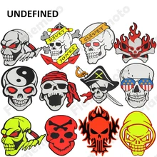 Hot Car Motorcycle Parts ATV Racing Bike Skull Crossbones Sticker Decals Individualized For Chopper Cruiser Bikes UNDEFINED