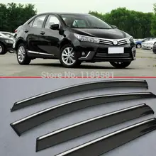 For Toyota Corolla 2014 2015 2016 Window Wind Deflector Visor Rain/Sun Guard Vent
