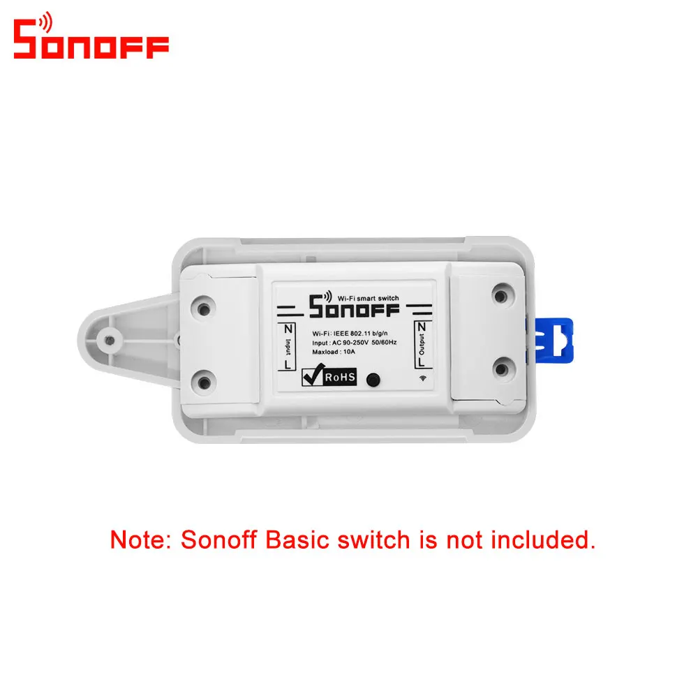 Itead Sonoff DR DIN Rail Tray Mounted Adjustable Holder Support Most Sonoff Products Basic RFR2 RFR3 POWR2 TH10/16 Dual 4