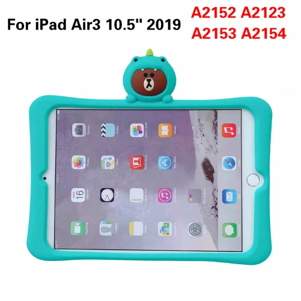 Чехол для Apple iPad 9,7 Pro 9,7 10,5 11 Air 1 2 3 чехол для IPad 2/3/4 5 6 iPad Mini 1/2/3/4/5 силиконовая подставка для крышки - Цвет: For iPad Air 3 2019