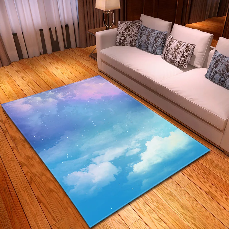 3D печать большие размеры ковры для гостиной дома Коврики таинственный Galaxy Звездное небо мягкий фланелевый салон декоративный коврик/ковер