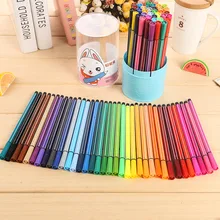 36 цветов/комплект, фломастеры для мытья воды, Детские кисти для рисования, художественные принадлежности, инструменты для рисования, мультяшная ручка с граффити