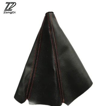 

ZD 1X Gear Shifter Dustproof Cover carbon Fiber leather For Hyundai Solaris i30 Kia rio ceed Mercedes benz w203 w204 accessories