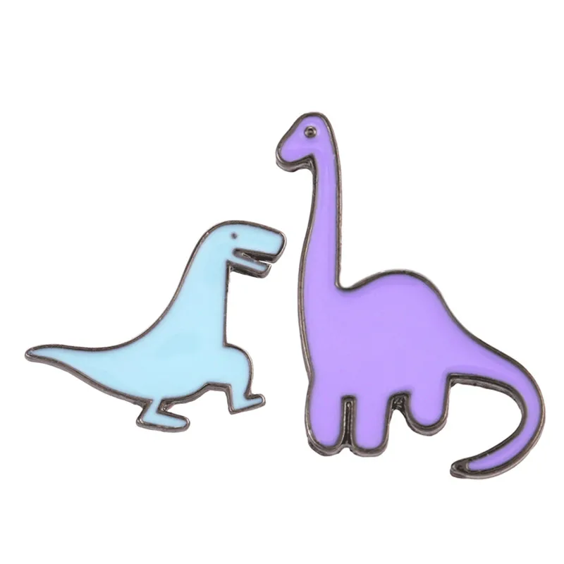 5 шт./компл. броши и булавки в виде динозавра Стегозавра Apatosaurus эмалированная
