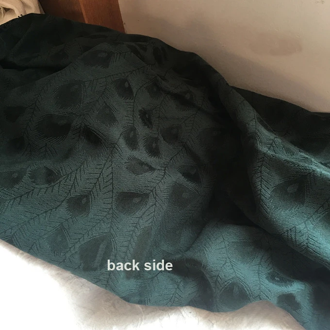 Элегантная ткань с принтом листьев, мягкие натуральные льняные платья из хлопка, ткань tissu
