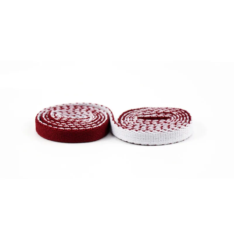 dark red and white SENTCHARM 3 пар/упак. модные Реверсивные цветные шнурки для обуви унисекс плоские с двух сторон шнурки для повседневной обуви - Цвет: dark red and white