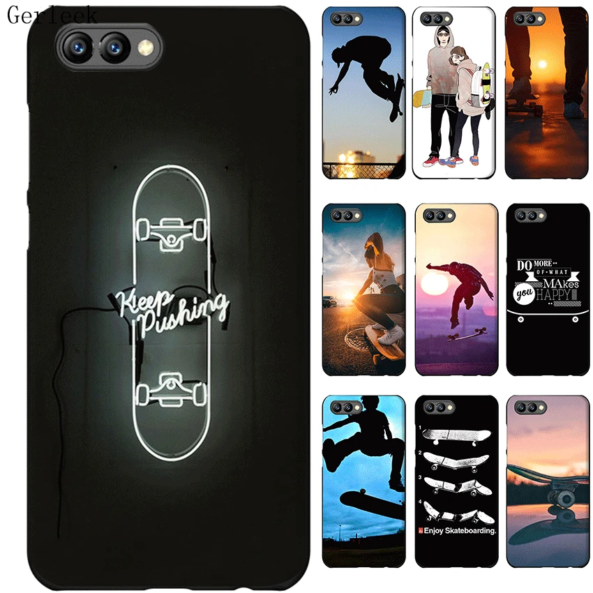Силиконовый ТПУ чехол для телефона Huawei Honor Y5 Y6 6A 7A 7X 7C 8 8X9 10 Lite Pro Sport skate board |